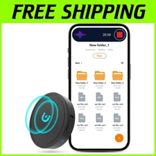 128GB Magnetic Voice Recorder - 1600 Hour Battery & HD Audio for Professionals