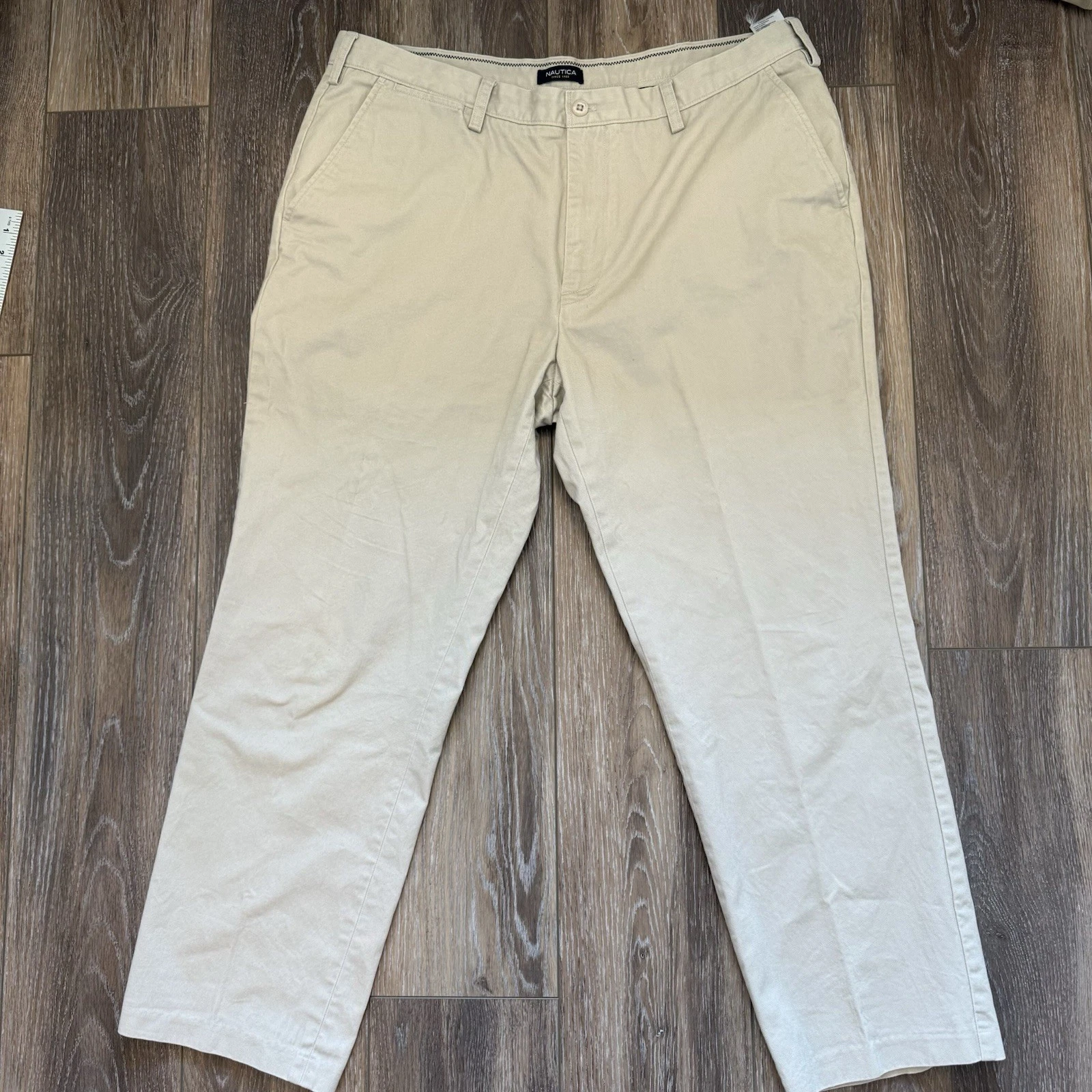 Nautica Men’s Khaki Chinos SZ W40 X L30 Preppy Cotton Y2K