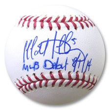 Matt Duffy Signed Autographed MLB Baseball Giants 