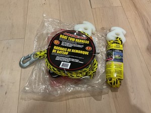 AIRHEAD AHTH-3 Self Center Boat Tow Harness  & Gladiator Tube Kwik Connect