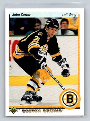 1990-91 Upper Deck #211 John Carter RC Boston Bruins