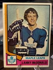 1974-75 Topps #168 Lanny McDonald Rookie Card. rookie card picture