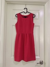 j crew women red dress size 0