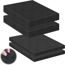 4 Pcs Pick and Pluck Foam Sheets 2 Size Polyurethane Pick Apart Foam Inserts Pad