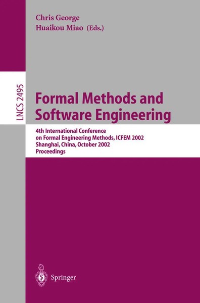 Formal Methods And Software Engineering Chris George (U. A.) Taschenbuch 2002-image