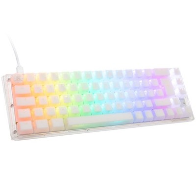 Ducky One 3 Aura White SF Gaming Tastatur, RGB LED - MX-Blue