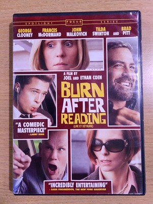 Burn After Reading (DVD, 2008, Widescreen, Bilingual) Clooney, Pitt, McDormand