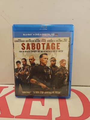 Sabotage (Blu-ray, 2014) No DVD SEE PICS