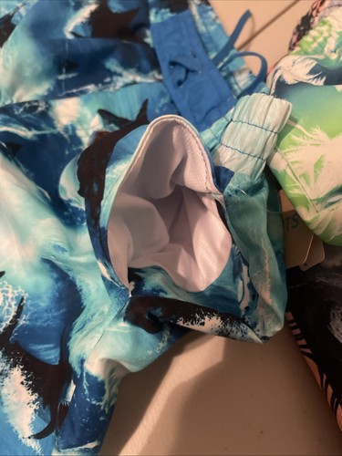 Boys Thereabouts Swim Trunks NWT Size M 10/12 Built In Boxer Brief Lot Of 3 - Picture 14 of 24