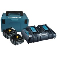 Makita Power Source Kit Li 18V 2X 5,0Ah Akkus + DoppelladegeräT Im Makpac