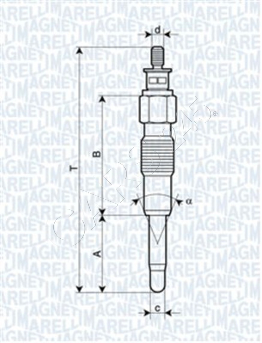 Glow Plug Fits IVECO FIAT PEUGEOT CITROEN RENAULT TRUCKS RENAULT 596071