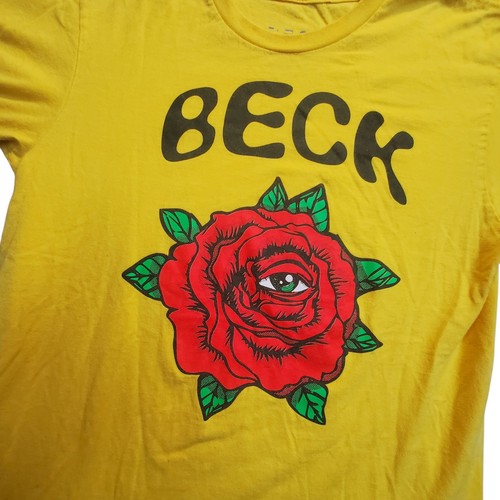 Beck Tour T-Shirt Rose Eye Graphic Concert Tee Music Band Official Merch 2018