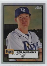 2021 Topps Chrome Platinum Anniversary Refractor Peter Fairbanks Pete #409 2g8