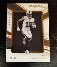 2023 Immaculate Collection #CIJ-DA Davante Adams Clearly Jerseys #74/99