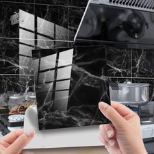 20 stickers tiles 15x15 kitchen bathroom marble PVC wall cladding stickers