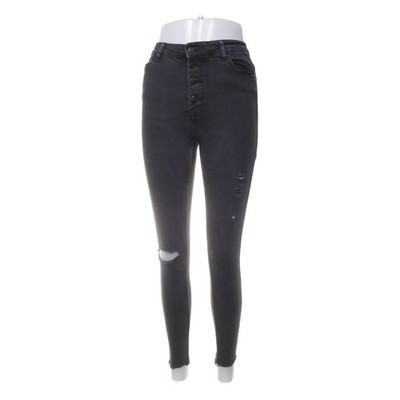 Bershka Denim, Jeans, Größe: 36, Schwarz, Einfarbig, Denim, Damen #02J