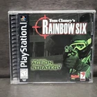 Tom Clancy's Rainbow Six Sony PlayStation PS1 Game CIB T Red Storm NTSC