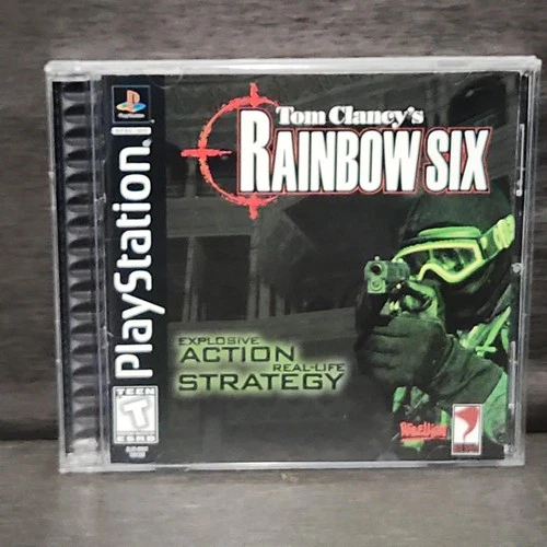 Tom Clancy's Rainbow Six Sony PlayStation PS1 Game CIB T Red Storm NTSC