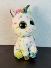 Foil Design Ty Beanie Boos New HARMONIE the Unicorn Medium Buddy 9" Size Plush