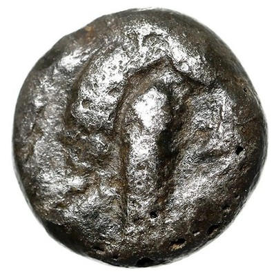 Asia Minor (Ionia ?) Uncertain (Possibly Teos) Early Crude Silver Coin