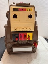 Vintage 1978 2-XL Talking Robot Mego Corp Interactive 8 Track Player Untested