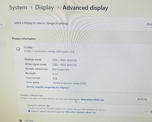 Lenovo ThinkCentre M720 NV Intel(R) Pentium Gold G5400 CPU @ 3.70 GHZ - Picture 6 of 9