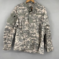 US Military ACU Digital Camo Combat Uniform Shirt Jacket Men's Medium Regular