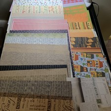 12x12 Scrapbook Paper Mixed Lot 50 Pages