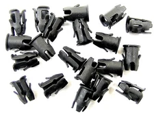 Ford Barrel Clips- Fit 3/16" Hole- 1/8" Stud- Emblem Trim etc- 20 clips- #020