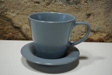 IKEA Kaffeetasse Dinera mit Untertasse grau 13900