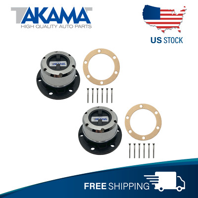 2pcs TAKAMA LOCKING HUBS For JEEP FORD CHEVYDODGE Old trucks warn 9072 lock outs
