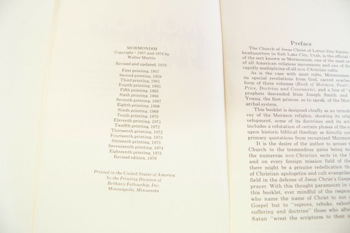 Momon-ismus von Walter R. Martin Bethany Fellowship, Inc Buch 1957 1976 - Bild 5 von 5
