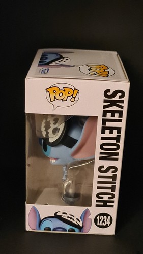 Funko POP! Skeleton Stitch Disney Lilo & Stitch 1234 Rare Ltd Edition Glow Chase - Picture 4 of 8