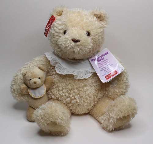 Animated Gund Fun Nurserytime 17" Plush Bear With Baby Toy Sings 5 Songs 2009 - Picture 1 of 12