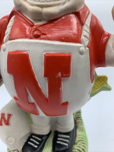 Nebraska Cornhuskers McCormick Ceramic Whiskey Decanter 1974 See Photos - Picture 7 of 16