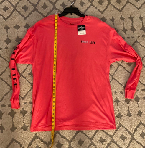 NWT Salt Life Men's Life Salty Long Sleeve Shirt Size XL - Imagen 8 de 10