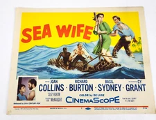 Sea Wife 1957 Lobby Card Movie Poster Joan Collins Richard Burton Thriller Drama