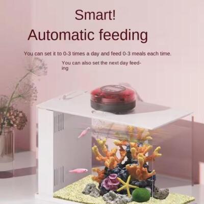 Petbank Automatic Fish Feeder For Aquarium - Auto Z7F0 O3P Timer with D3P7 .