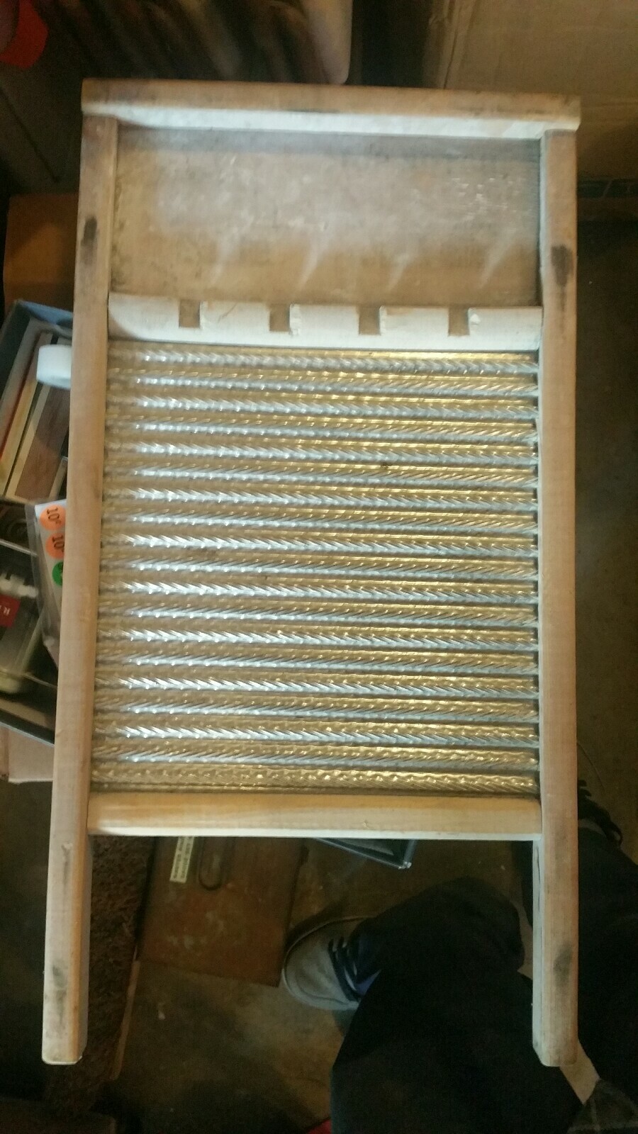 National 1824 Washboard Silver King Top Notch Antique Washboard Wood and Metal eBay