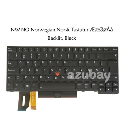 Laptop Keyboard for Lenovo Thinkpad T490 T495 L380 L390, Yoga S2