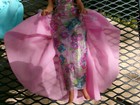 VTG 1987 Hasbro Maxie Fashion Doll Girl Toy Pink Floral Dress w/ Blue Sleeveless — photo 4