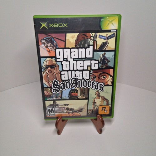 Grand Theft Auto: San Andreas "M" Version (Microsoft Xbox) Case & Manual