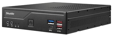 Shuttle DH610 slim Intel i5 12400 Mini PC 16GB 1TB SSD UHD HDMI Windows 11 Pro