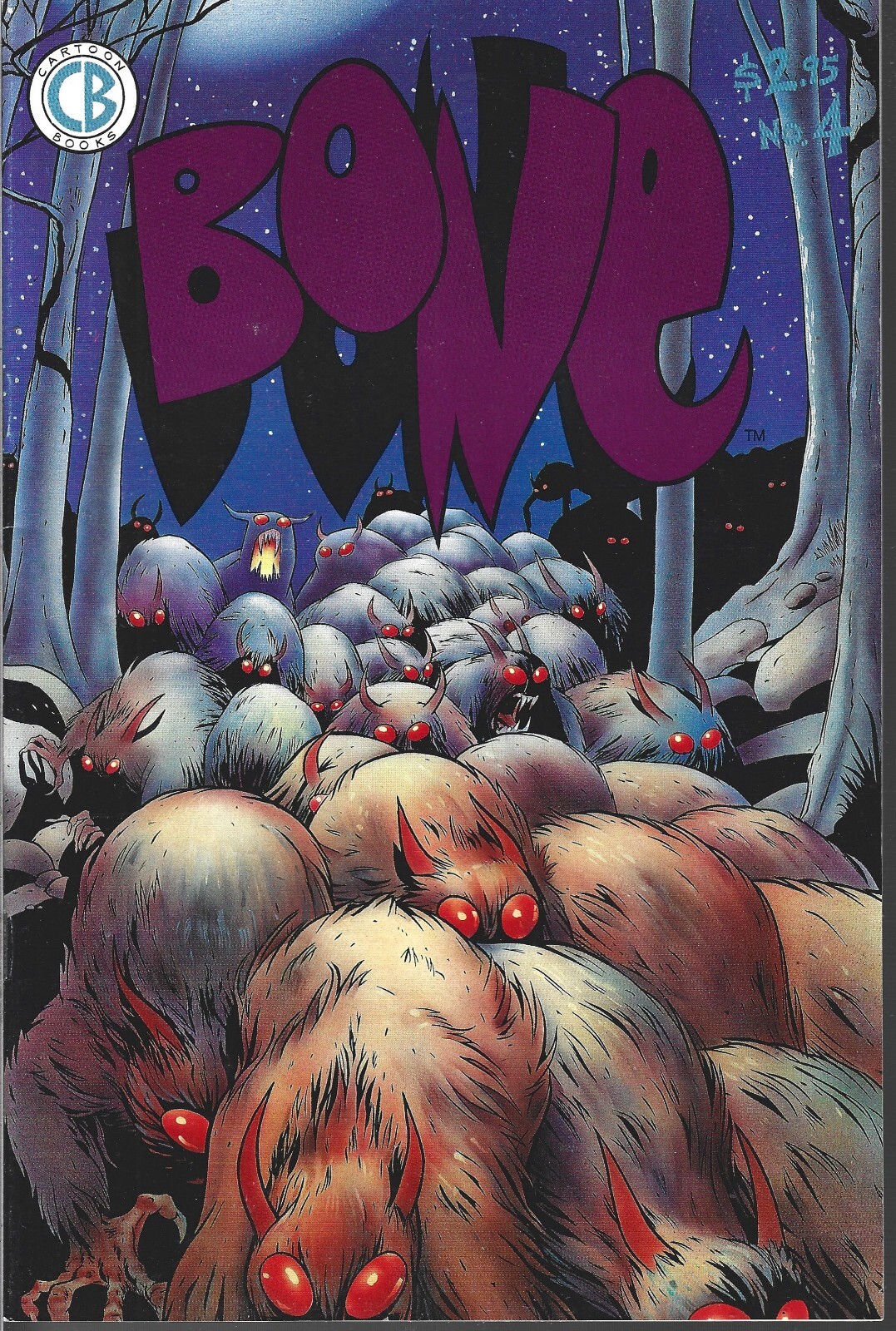 BONE #4 4TH PRINTING (VF) JEFF SMITH CARTOON BOOKS, MORE BONE COMICS IN ...
