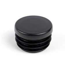 22mm-100 caps Round insert black end caps blanking plugs