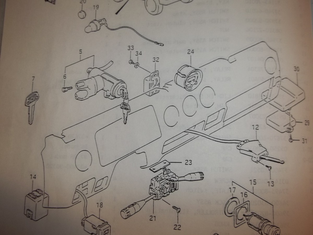 OEM 1985 - 1995 SUZUKI SAMURAI 1982 - 1984 SJ410 CENTER OEM 1985 - 1995 SUZUKI SAMURAI 1982 - 1984 SJ410 CENTER
