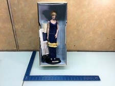   Franklin Mint Diana Princess of Wales Porcelain Doll - Blue Dress New E