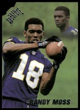1998 Playoff Absolute Die Cut #40 Randy Moss Red Minnesota Vikings