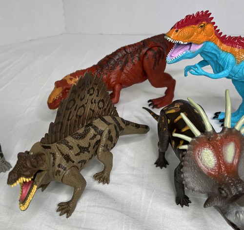 Kid Galaxy Poseable Dinosaur Jurassic World Lot Of 6 - Picture 3 of 7