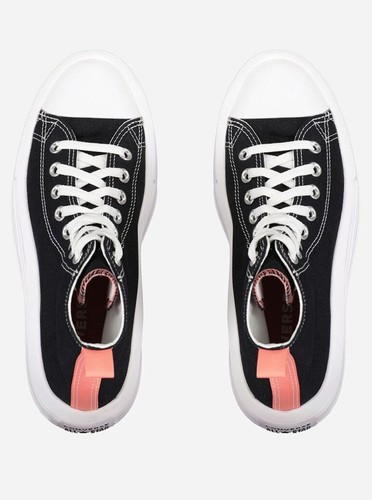 CONVERSE CHUCK TAYLOR ALLSTAR MOVE TELA RAGAZZA PLATFORM NERO 271716C - Imagen 3 de 6